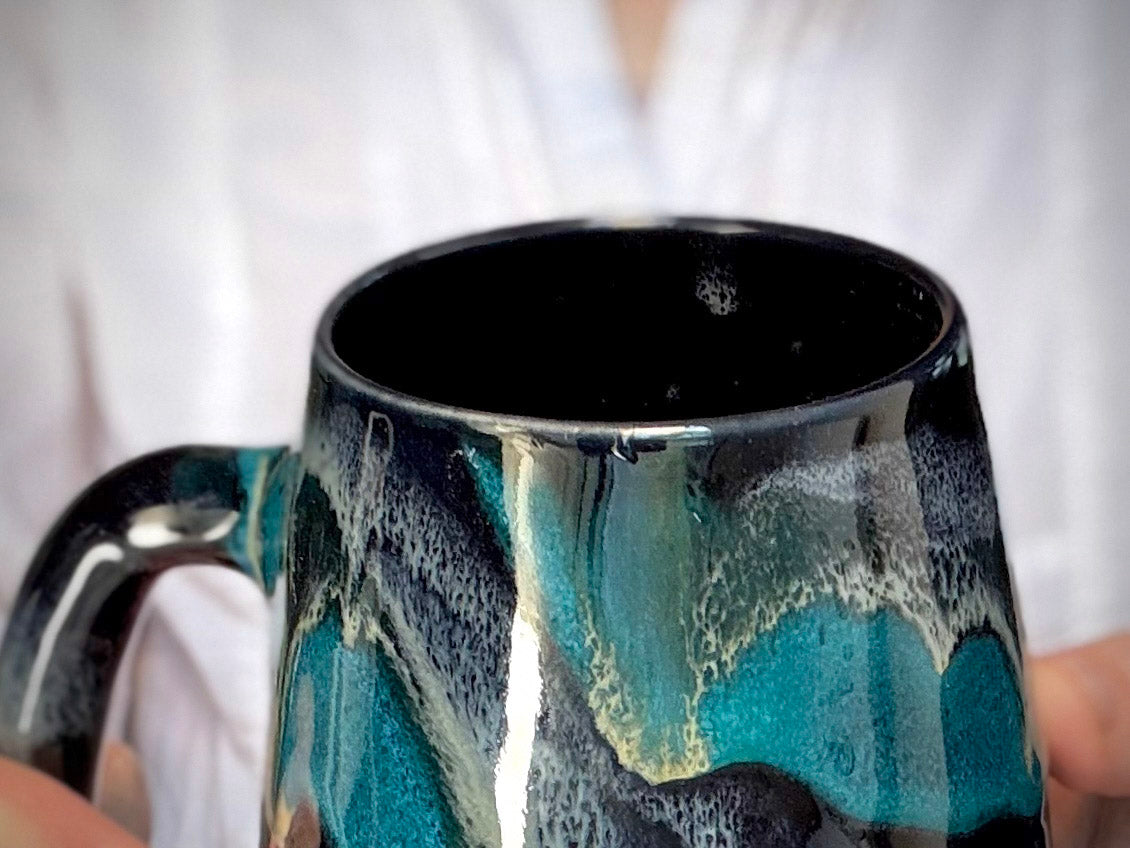 07-D Turquoise Grotto Mug, 26 oz.