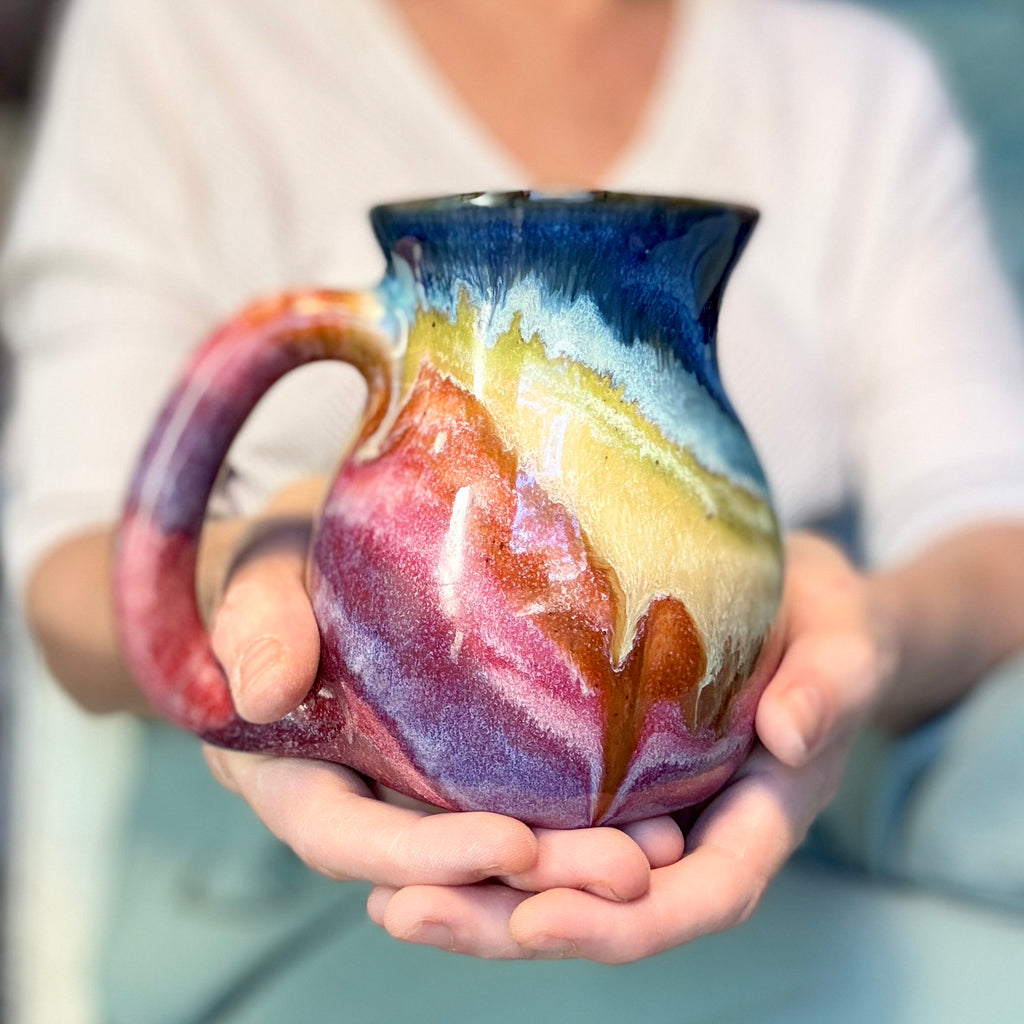 07-C Rainbow Flared Mug, 22 oz.