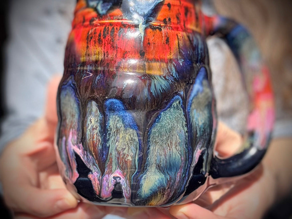 07-B Starry Night Swirly Mug - TOP SHELF MISFIT, 21 oz.