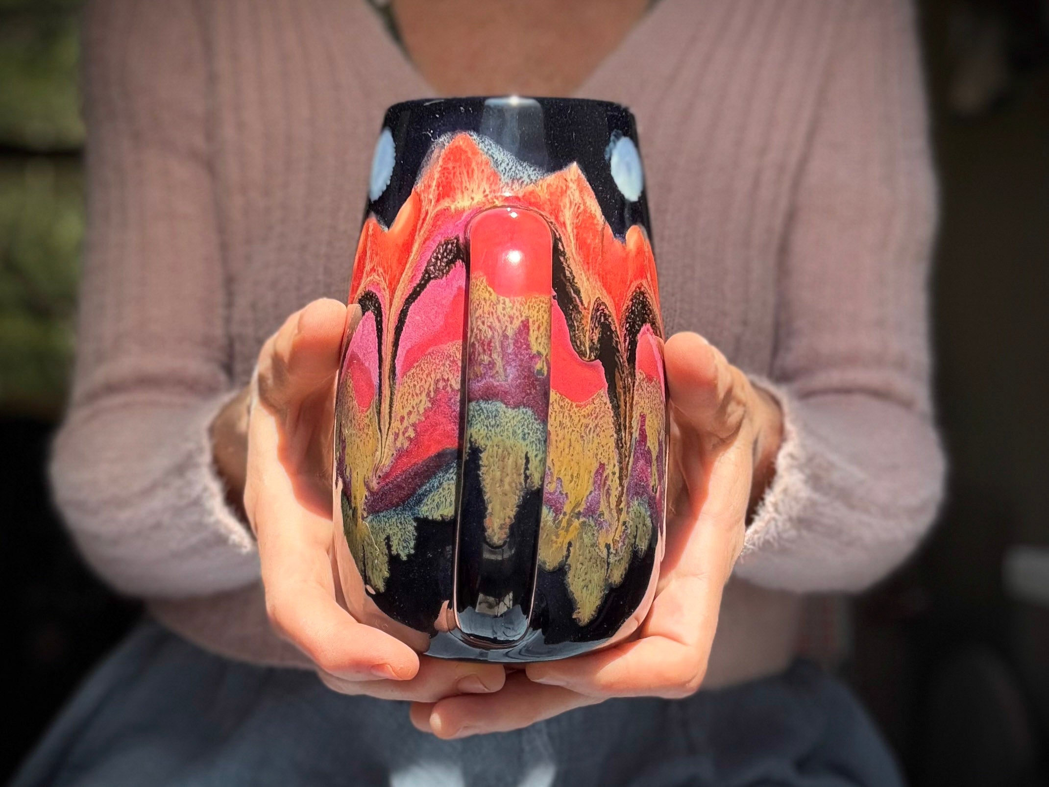08-B Molten Strata Mug, 24 oz.