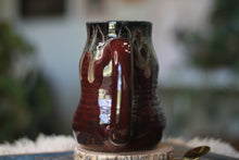 Load image into Gallery viewer, 05-F Purple PROTOTYPE Barely Flared Textured Divot Mug, 21 oz.