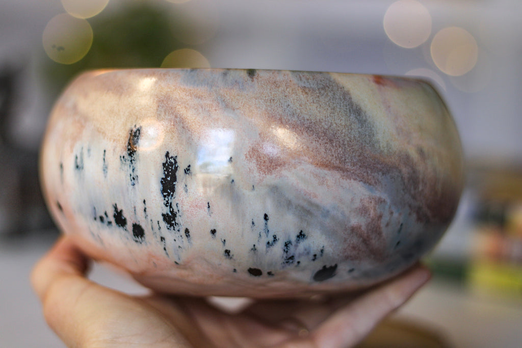 07-C Alabaster Cavern PROTOTYPE Large Bowl, 34 oz.
