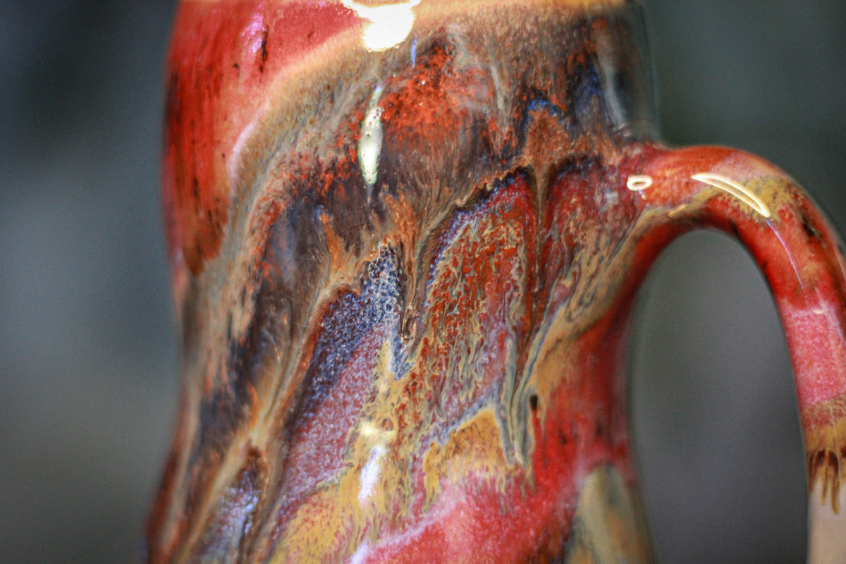07-D Purple 'FLOW' Gourd Mug, 20 oz.