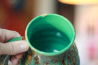 07-F Surprise EXPERIMENT Barely Flared Textured Mug, 21 oz.