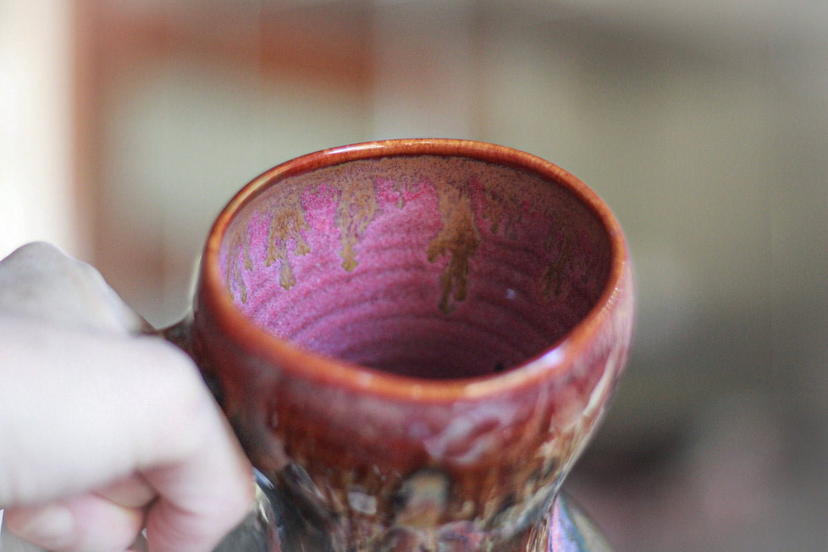 06-B Molten Cheetah Mug- TOP SHELF, 20 oz.
