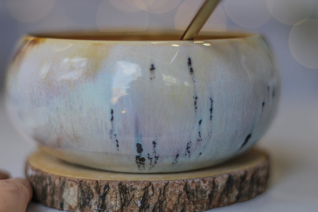 07-D Soft Earth Series PROTOTYPE Bowl - MINOR MISFIT, 14 oz. - 10% off