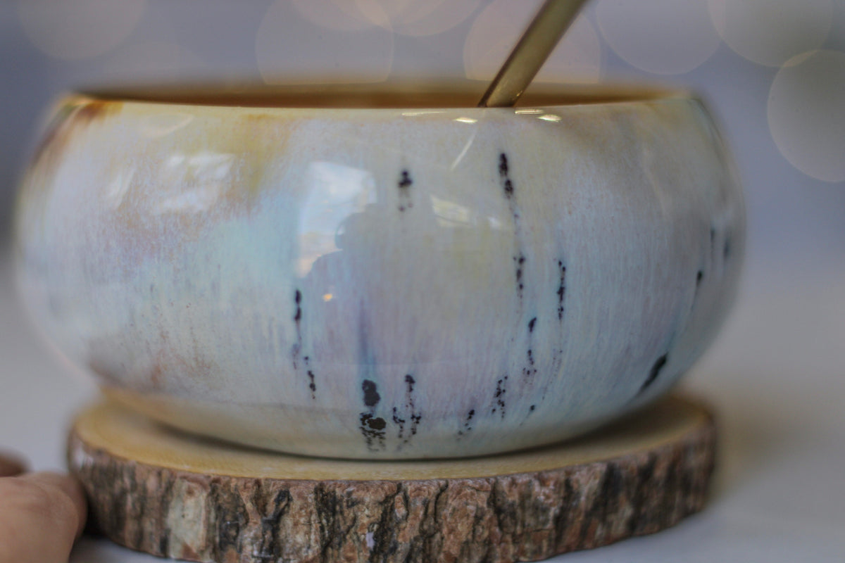 07-D Soft Earth Series PROTOTYPE Bowl - MINOR MISFIT, 14 oz. - 10% off