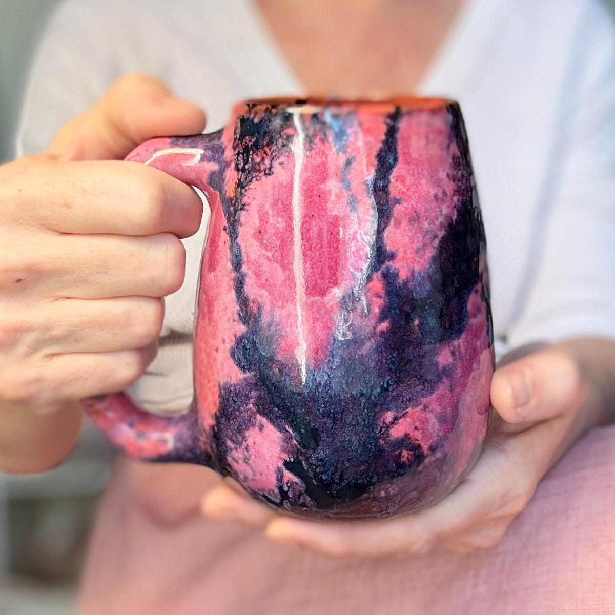 07-B Rhodonite Mug, TOP SHELF - 25 oz.