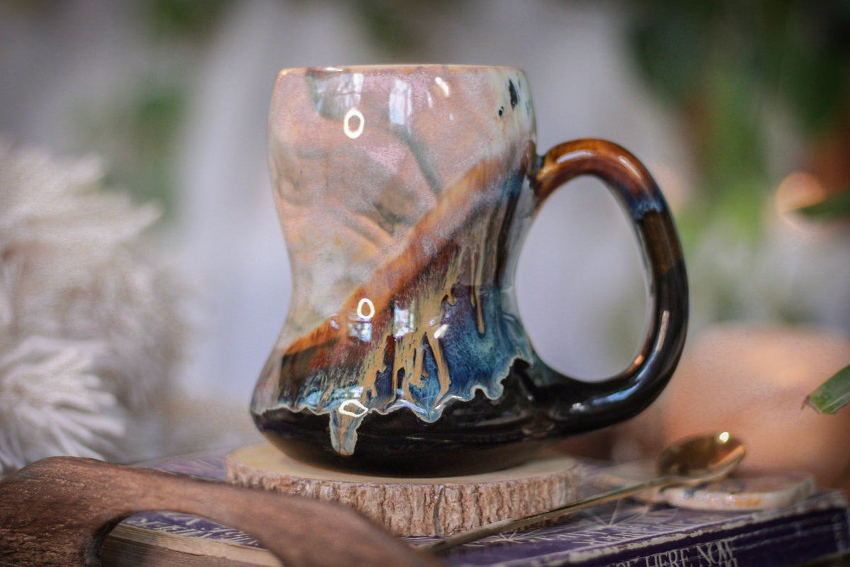 08-E EXPERIMENT Gourd Mug, 15 oz.