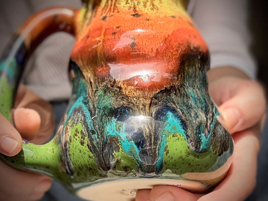 08-C Molten Cheetah Variation Cuddle Mug, 22 oz.