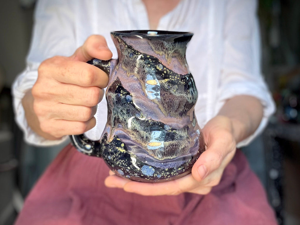 08-C Cosmic Amethyst Grotto Cuddle Mug, 22 oz.
