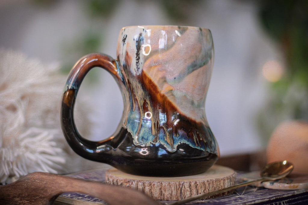 08-E EXPERIMENT Gourd Mug, 15 oz.
