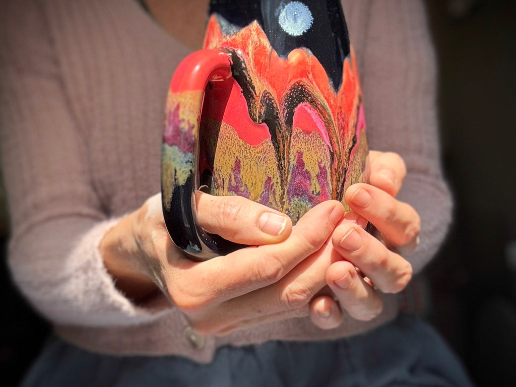 08-B Molten Strata Mug, 24 oz.