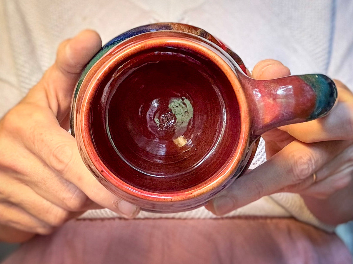 08-C Red PROTOTYPE Gourd Mug, 22 oz.