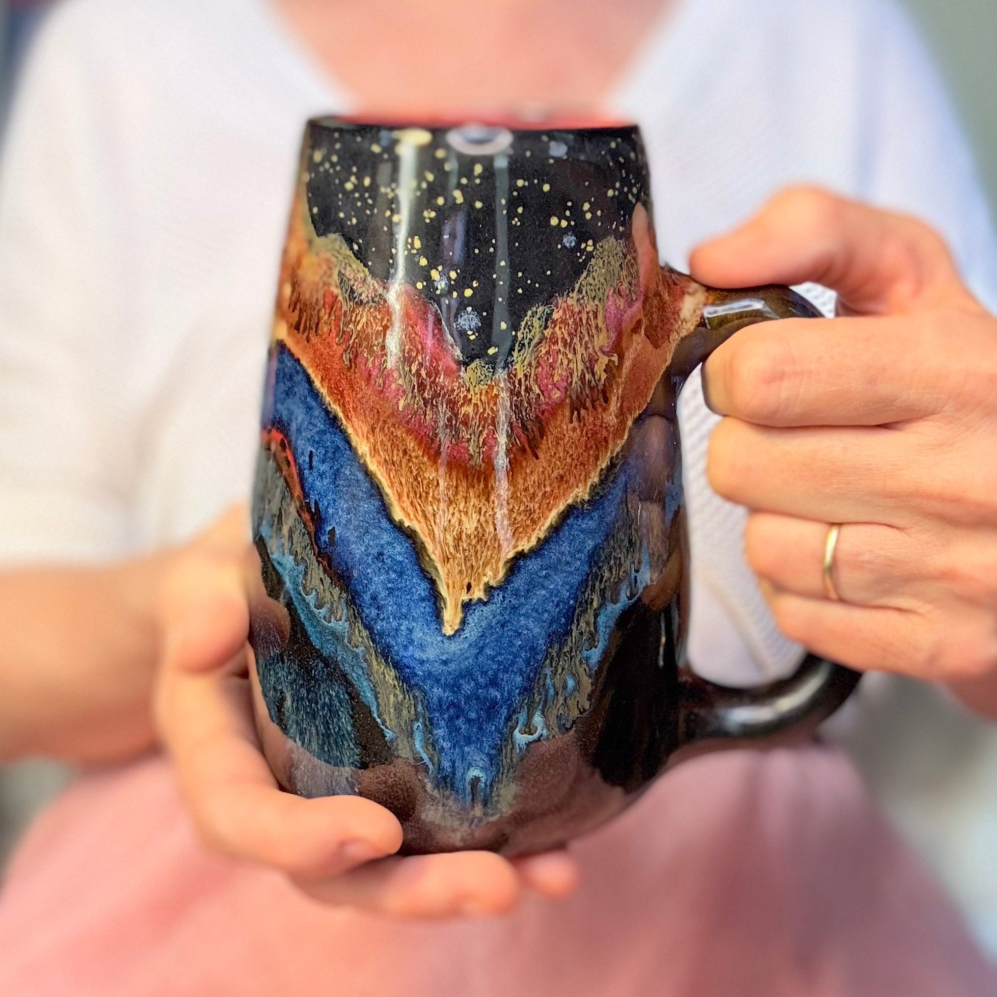 08-B Starry Night Simple Mug, 30 oz.