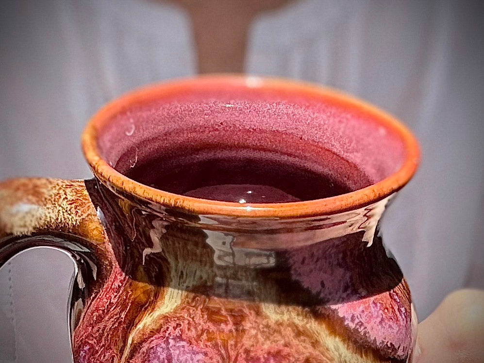 07-D Magenta Grotto Cuddle Mug - TOP SHELF MISFIT, 18 oz.