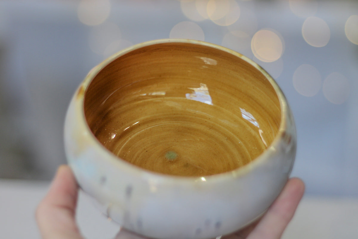 07-D Soft Earth Series PROTOTYPE Bowl - MINOR MISFIT, 14 oz. - 10% off