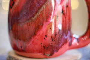 01-B Vibrant Red EXPERIMENT Mug - TOP SHELF, 21 oz.