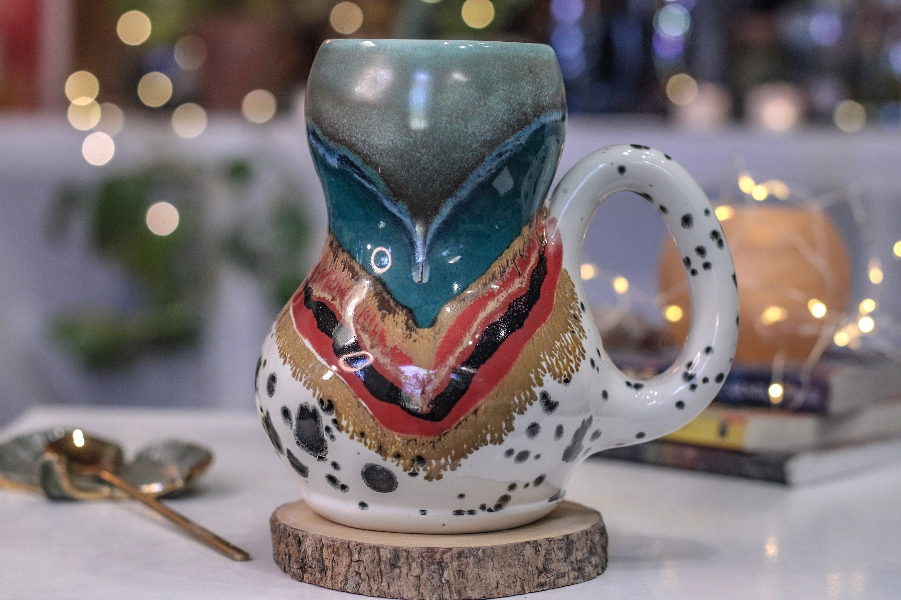 01-B Sonora Acorn Gourd Mug - TOP SHELF MISFIT, 24 oz.