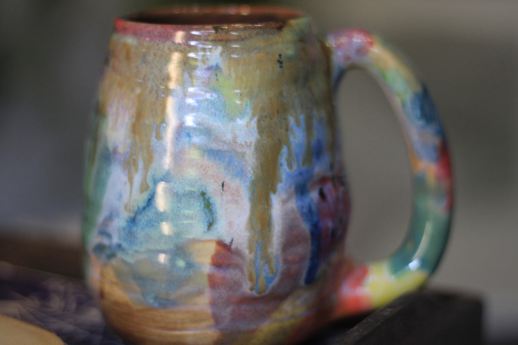 01-F 'FLOW' Textured Mug, 18 oz. (This listing is for one mug)