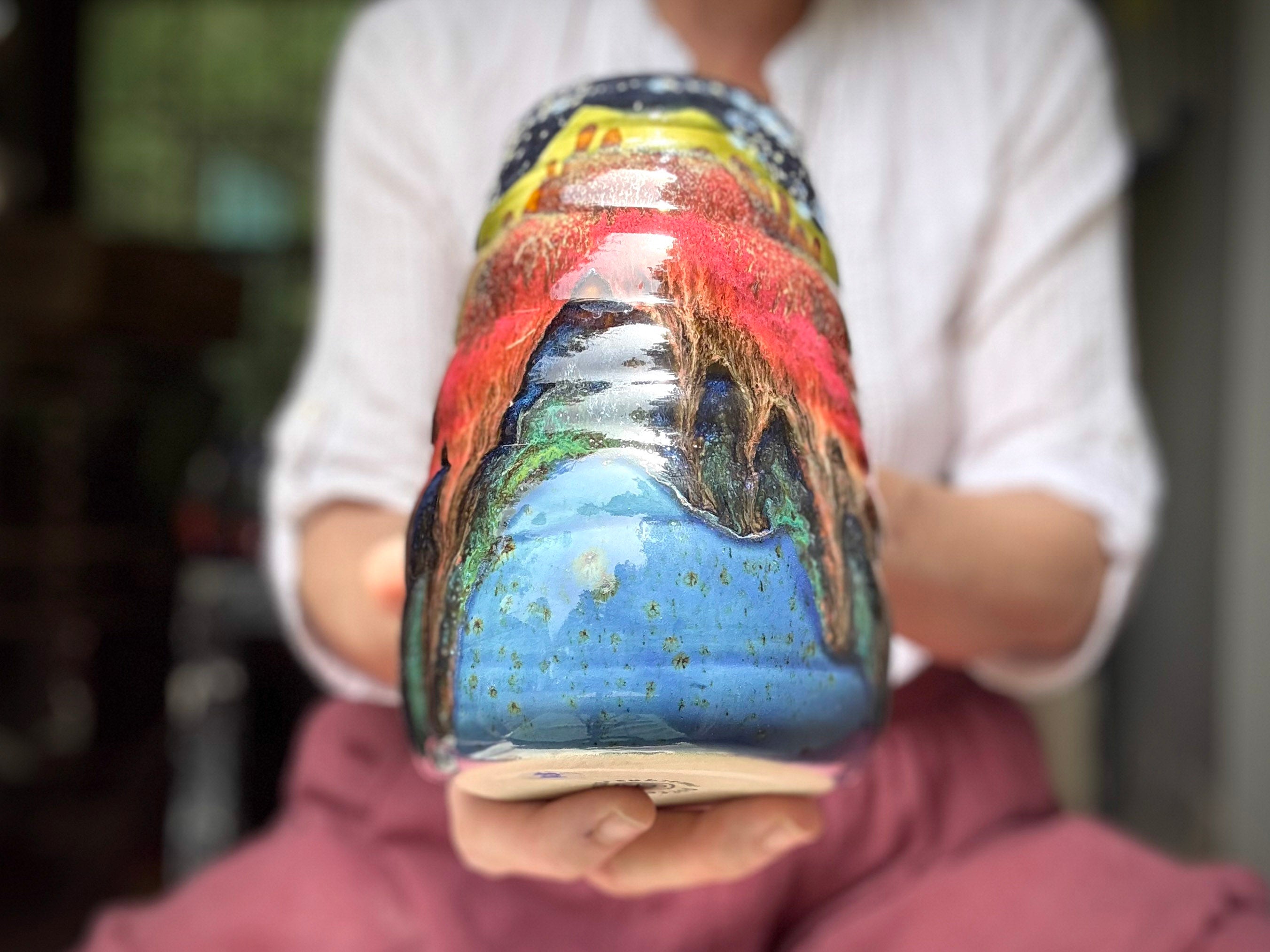 01-A+ Starry Night Swirly Mug - TOP SHELF NEXT LEVEL, 28 oz.