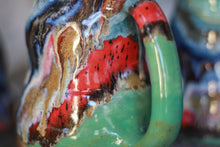 Load image into Gallery viewer, 01-C &#39;FLOW&#39; Barely Flared Textured Divot Mug - TOP SHELF, 22 oz. (This listing is for one mug)