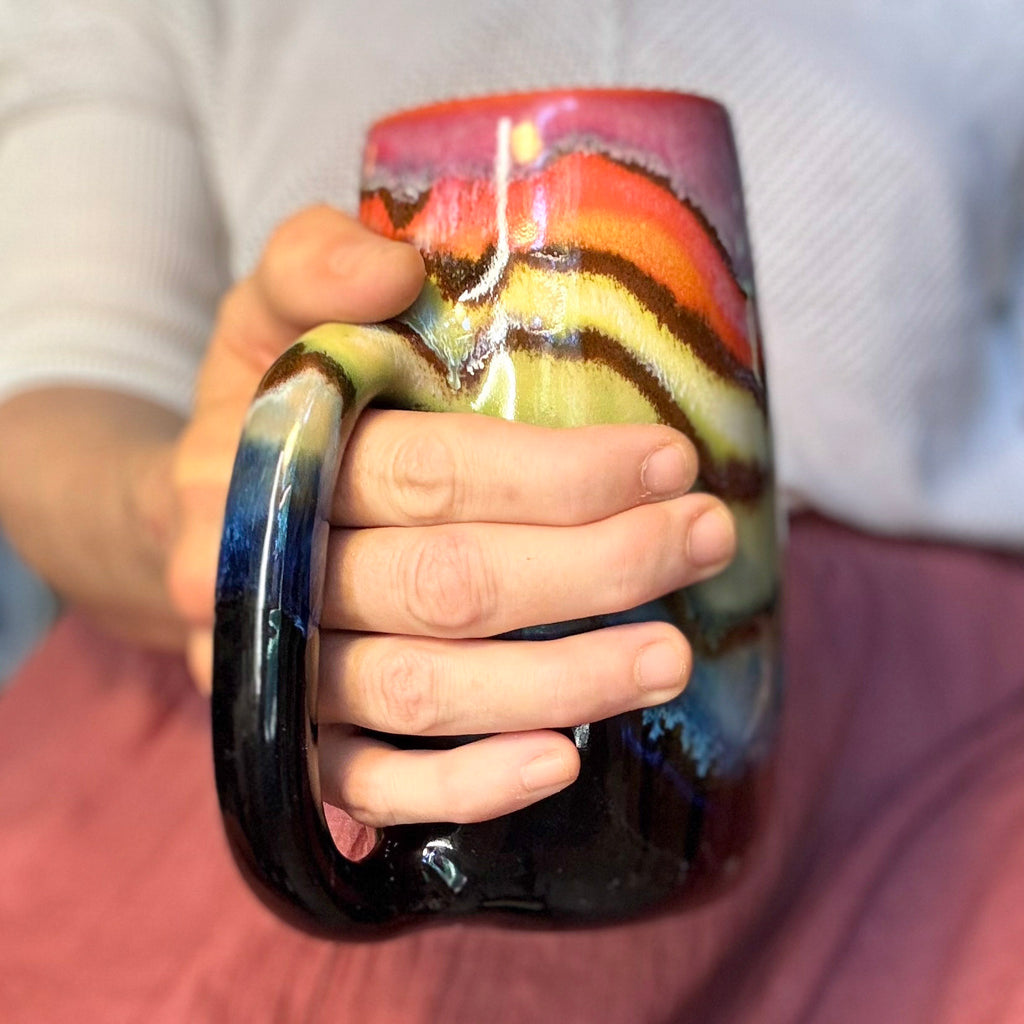 08-C Rainbow Family Mug, 24 oz.