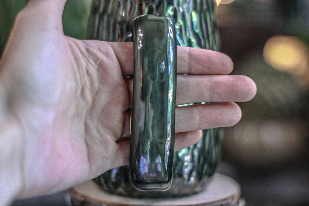 08-D PROTOTYPE Notched Textured Mug, 21 oz.