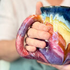 07-C Rainbow Flared Mug, 22 oz.