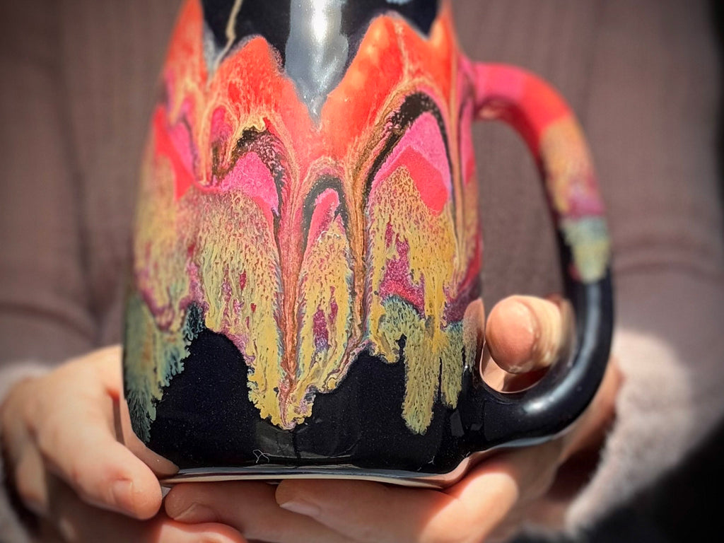 08-B Molten Strata Mug, 24 oz.