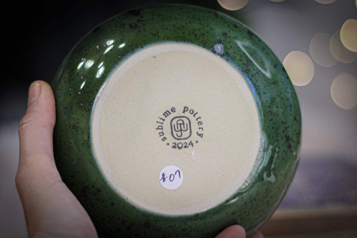 33-C Green & Teal Goddess Candleholder - MISFIT, 10% 0ff