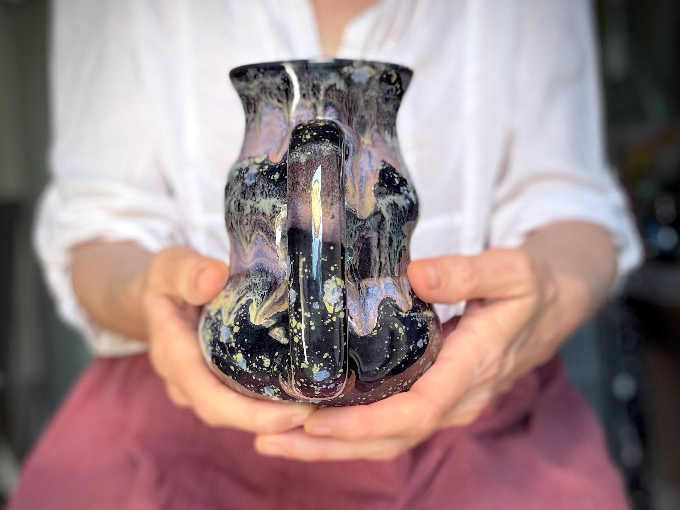 08-C Cosmic Amethyst Grotto Cuddle Mug, 22 oz.
