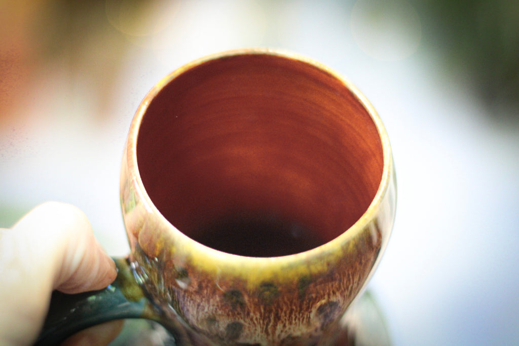 07-D Molten Caramel Acorn Gourd Mug, 19 oz.