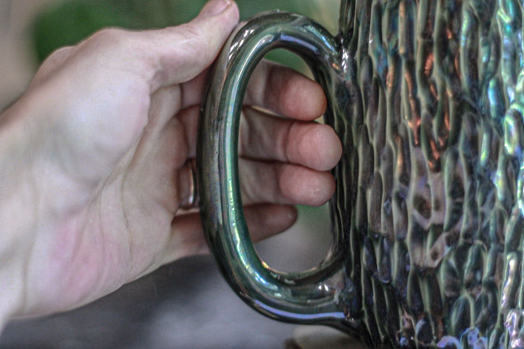 08-D PROTOTYPE Notched Textured Mug, 21 oz.