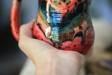 Load image into Gallery viewer, 05-B Rainbow Valley PROTOTYPE Textured Divot Mug, 20 oz.