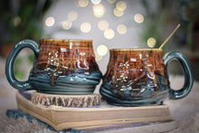 Load image into Gallery viewer, 08-D Molten Caramel Mug Pair, 18 oz.