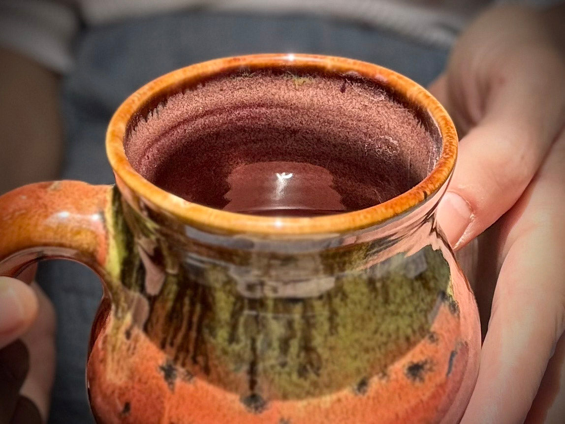 08-C Molten Cheetah Variation Cuddle Mug, 22 oz.