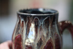 05-F Purple PROTOTYPE Barely Flared Textured Divot Mug, 21 oz.