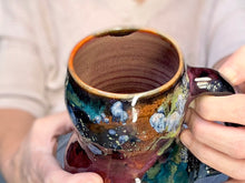 Load image into Gallery viewer, 08-B Rainbow Stellar Gourd Mug - TOP SHELF, 23 oz.