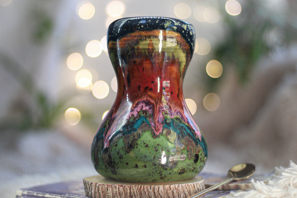 07-B Green Mountain Midnight Variation Gourd Mug - MISFIT-ODDBALL, 23 oz - 10% off