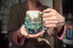 08-D Green Mountain Variation Textured Mug, 16 oz.