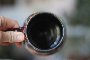 05-F Purple PROTOTYPE Barely Flared Textured Divot Mug, 21 oz.