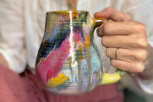 Load image into Gallery viewer, 05-D Rainbow EXPERIMENT Textured Crock Mug, 22 oz.