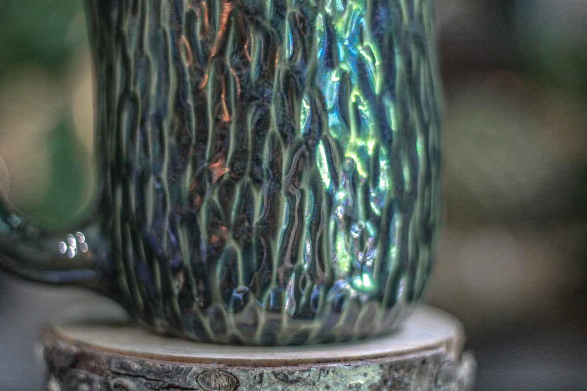 08-D PROTOTYPE Notched Textured Mug, 21 oz.