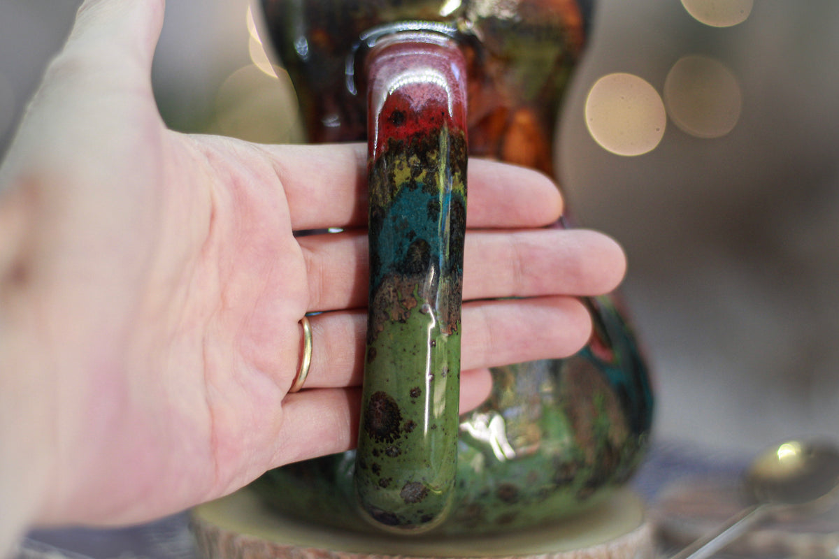 07-B Green Mountain Midnight Variation Gourd Mug - MISFIT-ODDBALL, 23 oz - 10% off
