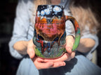 08-B Starry Night Swirly Mug - TOP SHELF MISFIT, 25 oz.