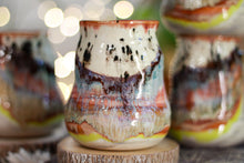 Load image into Gallery viewer, 07-F &#39;FLOW&#39; Barely Flared Textured Divot Mug, 15 oz. (This listing is for one mug)
