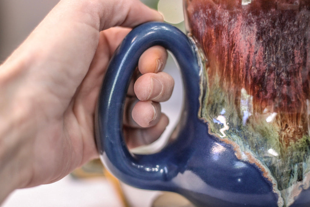 08-C Campfire Notched Gourd Mug, 17 oz.