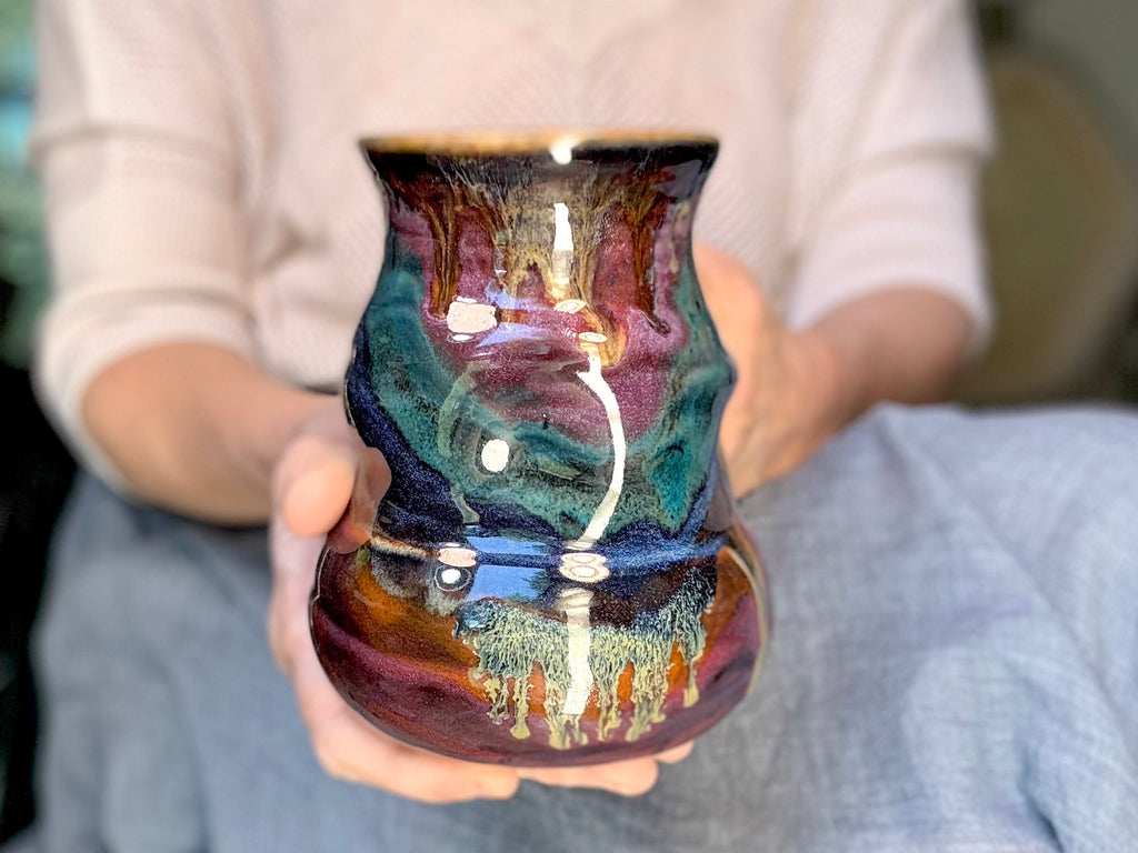 09-C Cosmic Rainbow Grotto Cuddle Mug, 22 oz.