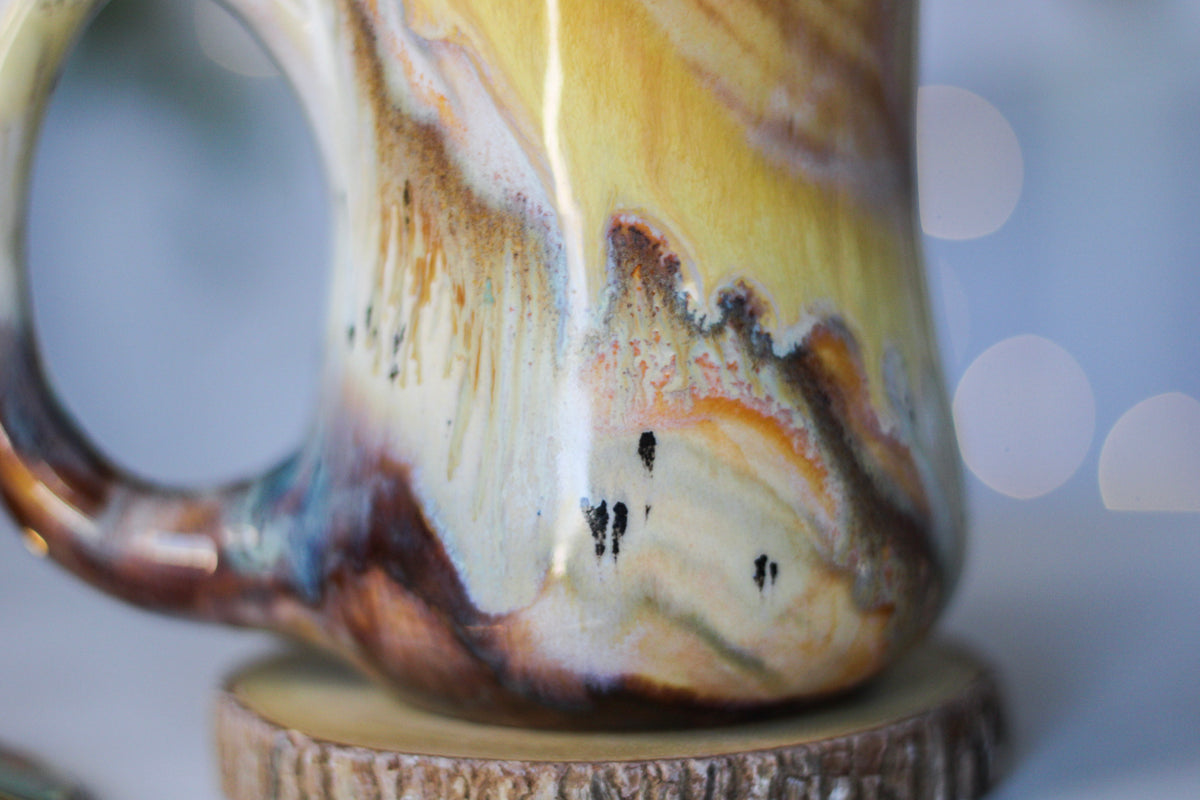 07-B Soft Earth Series PROTOTYPE Gourd Mug, 18 oz.
